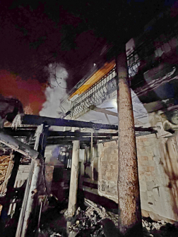 A tüzet a szigetszentmiklósi tűzoltók oltották el