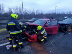  	Baleset az M7-es autópályán