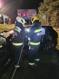 Baleset Ócsa közelében