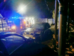 Harminc négyzetméteres épület kapott lángra