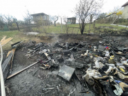 A tüzet a váci tűzoltók oltották el