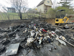 A tűzoltók átvizsgálták a területet