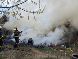 A tűz gyorsan terjedt