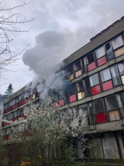 A tűzoltók eloltották a lángokat