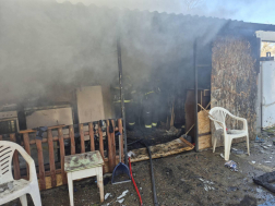 A tűz gyorsan terjedt