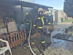 A tűz veszélyeztette a környezetét