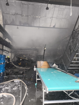 Hatszáz négyzetméteren égett a tűz