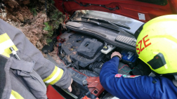 A szentendrei tűzoltók végezték a műszaki mentési feladatokat