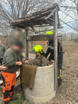 Kútba esett egy macska Nyáregyházán