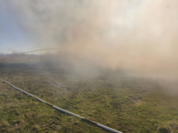 A tűz gyorsan terjedt