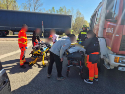  	Baleset Alsónémedi közelében