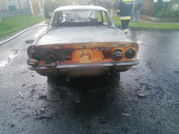 A tüzet a váci tűzoltók oltották el