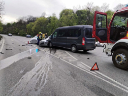 A tűzoltók átvizsgálták a járműveket