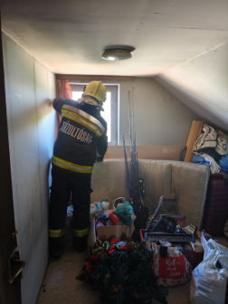 Kigyulladt egy körülbelül hetven négyzetméteres családi ház 