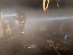 A tűzoltók eloltották a lángokat