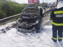 A tüzet a törökbálinti tűzoltók oltották el