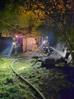 A tűz ötven négyzetméteren égett