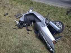Motoros baleset Szigetbecsén