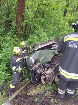 Baleset Ócsa közelében