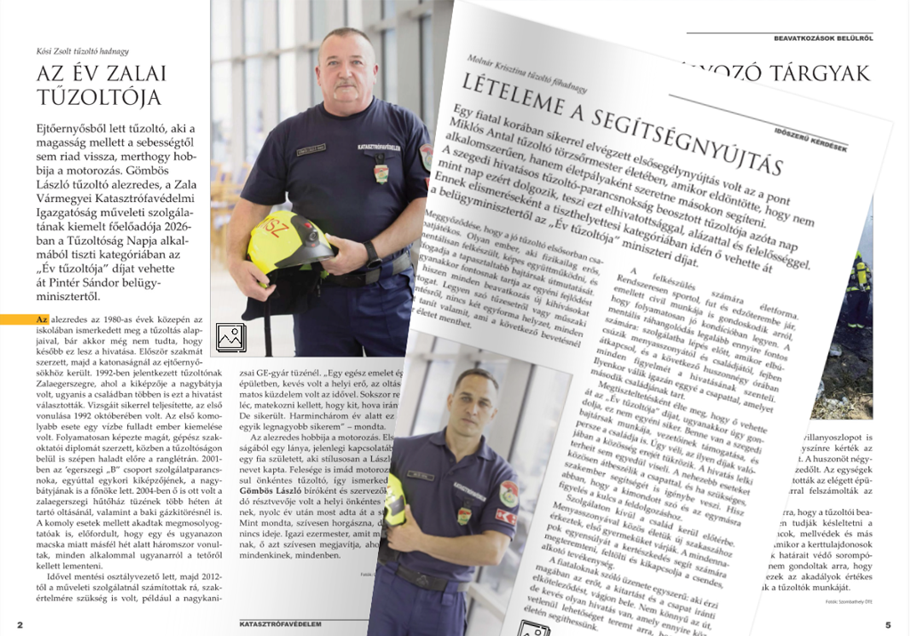 Katasztrófavédelem elektronikus lap