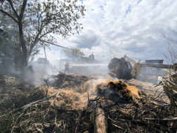 Kigyulladt egy állattartó telep 