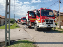 Kigyulladt egy állattartó telep 