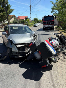 Motoros baleset Üllőn
