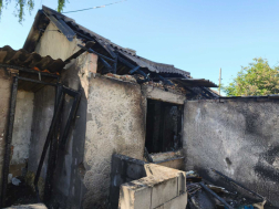 A tűzben egy gázpalack felrobbant