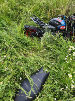 Motoros baleset Törökbálinton