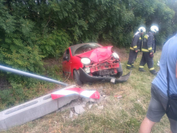 A járműben egyedül a sofőr utazott