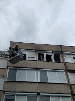 A tüzet a gödöllői tűzoltók oltották el