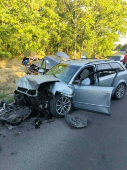 A járművekben összesen három ember utazott