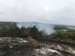 Gaz, avar ég Törökbálintnál