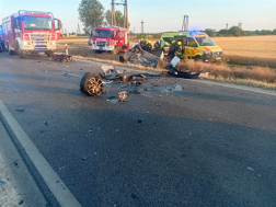 Személygépkocsik ütköztek össze a 31-es főúton