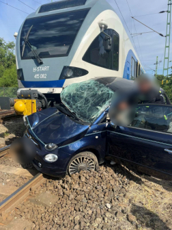 Vasúti baleset Őrbottyánban