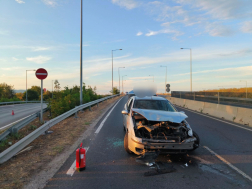  	Baleset a 11-es főúton