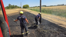Tarló és melléképület égett Törtelen
