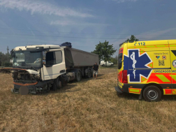 Baleset Bugyi közelében