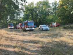 A szárazság miatt a tűz gyorsan terjedt