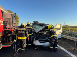 Kisteherautó és egy kamion ütközött össze az M5-ös autópályán