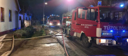 A kis-szigeti tűzoltók is vonultak a helyszínre
