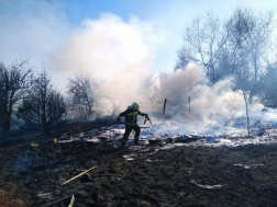 A tüzet a gödöllői tűzoltók oltották el